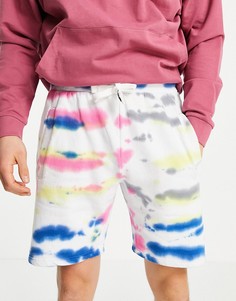 Трикотажные шорты радужного цвета с принтом тай-дай Threadbare Выбирай и Комбинируй-Многоцветный