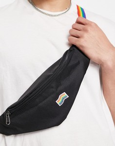 Черная сумка через плечо Vans Rainbow Mini Ward-Черный цвет