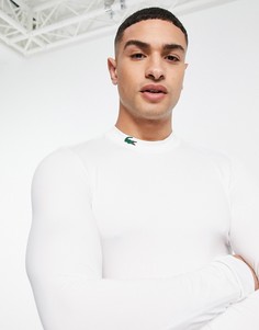 Базовый лонгслив Lacoste Sport-Белый