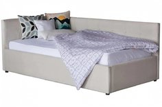 Односпальная кровать-тахта Bonna 900, БП/М, ткань, Бежевый Bravo