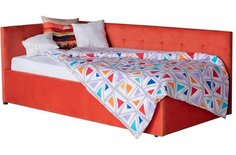 Односпальная кровать-тахта Bonna БП/М ткань Оранжевый 90 Bravo