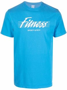 Sporty & Rich футболка 80s Fitness с логотипом
