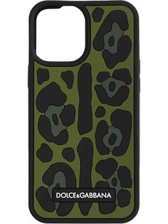 Dolce & Gabbana чехол для iPhone 12 Pro Max с леопардовым принтом