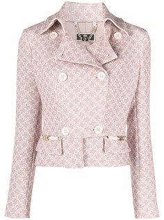 Elisabetta Franchi двубортный жакет с принтом