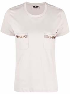 Elisabetta Franchi футболка с логотипом