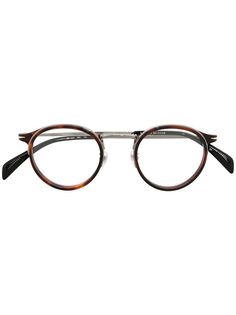 Eyewear by David Beckham очки в круглой оправе черепаховой расцветки