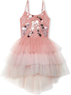 Tutu Du Monde пышное платье Cosmo с эффектом омбре и пайетками