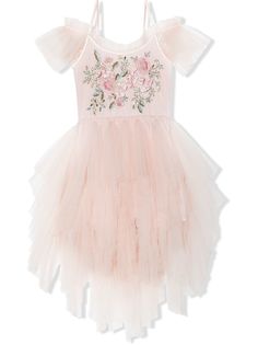 Tutu Du Monde декорированное пышное платье Rose