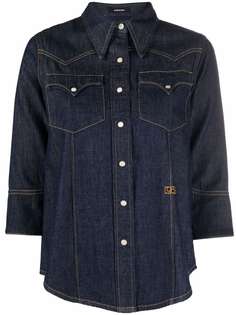 Ports 1961 джинсовая рубашка со вставкой