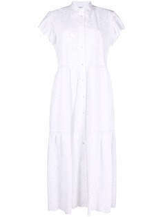 P.A.R.O.S.H. платье-рубашка с вырезами