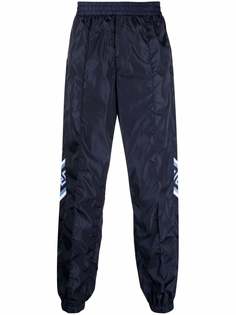 Versace Collection спортивные брюки с принтом Greca