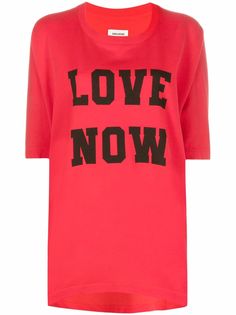 Zadig&Voltaire футболка Portland Love Now