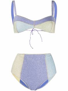 Oséree colour-block bikini set
