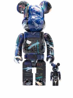 Medicom Toy набор фигурок Be@rbrick 100% & 400% Jean-Michel Basquiat
