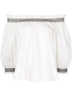 Cynthia Rowley топ с открытыми плечами