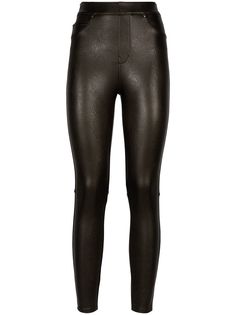 Spanx брюки скинни из искусственной кожи