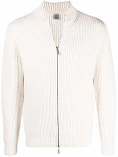 Eleventy джемпер в рубчик на молнии