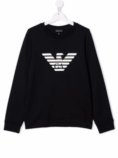 Emporio Armani Kids толстовка с логотипом