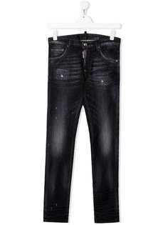 Dsquared2 Kids прямые джинсы средней посадки