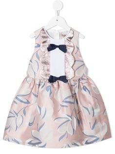 Hucklebones London жаккардовое платье мини с цветочным узором