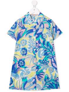 Emilio Pucci Junior платье-рубашка Samoa с цветочным принтом