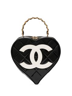 Chanel Pre-Owned косметичка CC Heart 1995-го года