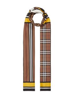 Burberry платок с принтом