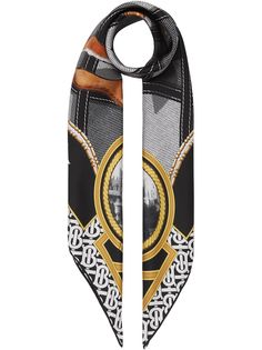 Burberry платок с принтом