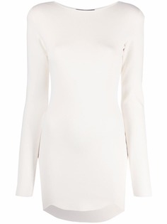 Dsquared2 трикотажное платье с фестонами