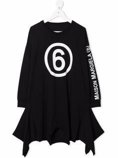 MM6 Maison Margiela Kids платье-футболка с логотипом