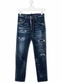 Dsquared2 Kids прямые джинсы средней посадки