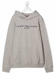 Tommy Hilfiger Junior худи с вышитым логотипом