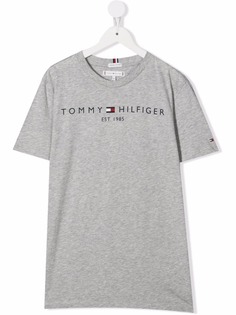 Tommy Hilfiger Junior футболка из органического хлопка с логотипом