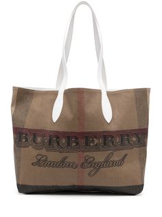 Burberry Pre-Owned сумка-тоут с логотипом