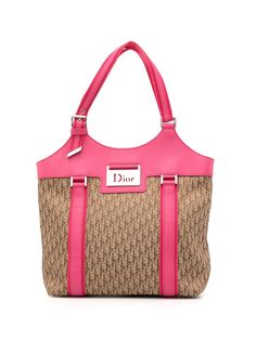 Christian Dior сумка-тоут Street Chic pre-owned с узором Trotter