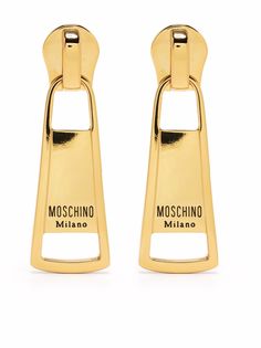 Moschino крупные серьги-клипсы