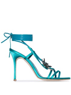 Manolo Blahnik босоножки Bucu 105 с ремешками и декорированной морской звездой