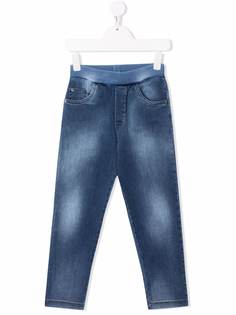 Versace Kids джинсы с эластичным поясом
