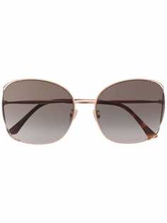 Jimmy Choo Eyewear солнцезащитные очки Tinka/GSK в квадратной оправе