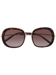 MISSONI EYEWEAR солнцезащитные очки в фактурной оправе