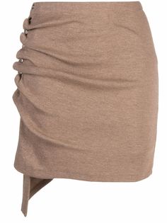 Paco Rabanne юбка тонкой вязки со сборками