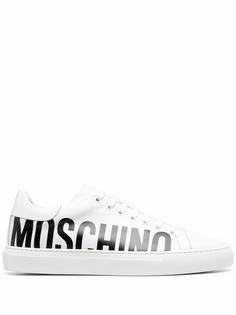 Moschino кеды с логотипом