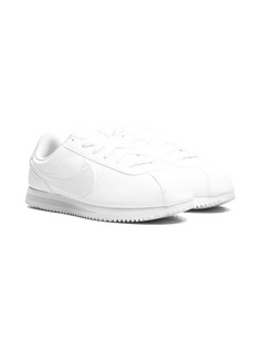 All white nike cortez junior hot sale