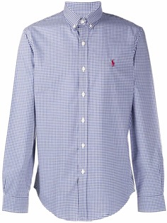 Polo Ralph Lauren клетчатая рубашка с вышивкой Polo Pony