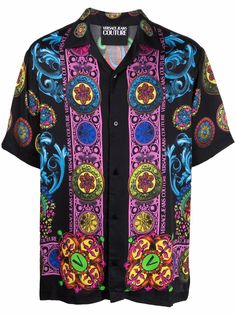 Versace Jeans Couture рубашка с принтом Barocco