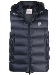 Moncler жилет Montreuil с капюшоном