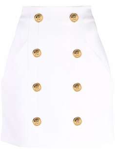 Balmain юбка мини с завышенной талией