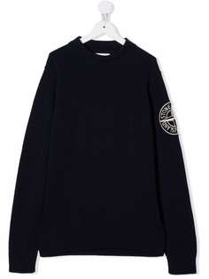 Stone Island Junior джемпер с вышитым логотипом