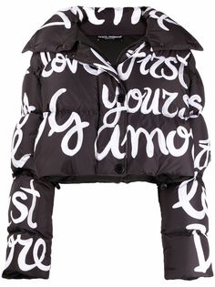 Dolce & Gabbana укороченный пуховик