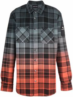 Mauna Kea клетчатая рубашка с эффектом градиента